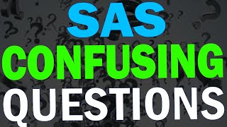 SAS Tricky Interview Questions and Answers  SAS Project [upl. by Akinoj]