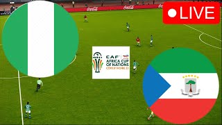 🔴Nigeria vs Equatorial Guinea Live  Africa Cup of Nations 2024 Full Matches Live Today [upl. by Yenar]