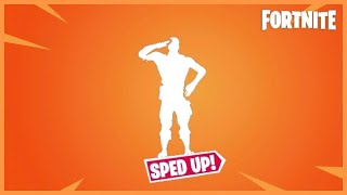 Fortnite Crackdown Emote Sped Up  Reverb [upl. by Elakram]