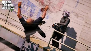 GTA V  RANDOM amp FUNNY MOMENTS 64 RIP Bird Stupid Cops [upl. by Ahsinra399]