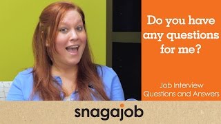 Job interview questions and answers Part 7 Do you have any questions for me [upl. by Shirline]