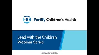 Lead with the Children Webinar Series HEDIS Measures [upl. by Lerrehs]