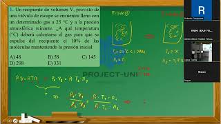 Clase de química Gases ideales  Fracción molar  Masa molar aparente  Ley de Graham [upl. by Ardnyk281]