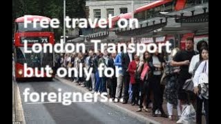 Free travel for illegal immigrants also known as asylumseekers on London Transport… [upl. by Ardua513]