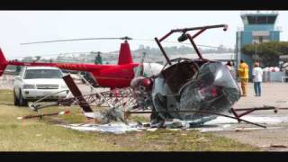 Bell 47 Incident at Torrance Airport  040611  Aviation [upl. by Anoit]