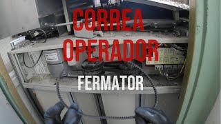 Cambio de correa dentada en operador Fermator  Changing the timing belt in the Fermator operator [upl. by January]