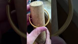 Lets see how to make 24k gold bracelet 🔥🔨 shorts gold silver jewellry viral video [upl. by Yrrum]