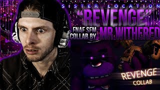 Vapor Reacts 567  FNAF SFM COLLAB FNAF SL SONG ANIMATION quotRevengequot by Mr Withered REACTION [upl. by Pease743]