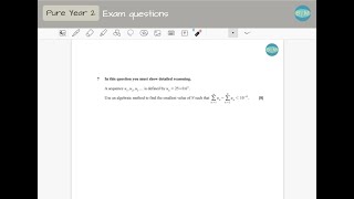 ALevel Maths June 2019 Question 7 Paper 1 OCR [upl. by Ahsam669]