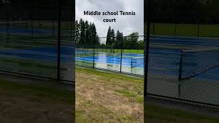 Middle school tennis court [upl. by Neehsas]