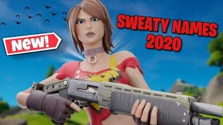 SWEATY FORTNITE NAMES 2020 [upl. by Hollyanne149]