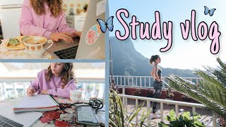 STUDY VLOG Estudar para testes Aulas online viver na natureza editar videos [upl. by Smada465]