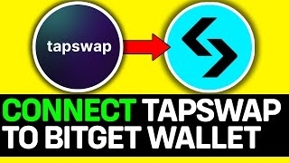 How To Connect Tapswap To Bitget Wallet 2024 EASY Guide [upl. by Cirdes]