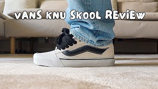 White Vans Knu Skool Review  Why Everyones Obsessed with These [upl. by Elliot]