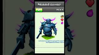 pikka training time ☠️😈😲😲💯💯💀💀 clashofclans coc gaming shorts [upl. by Yatnoed]