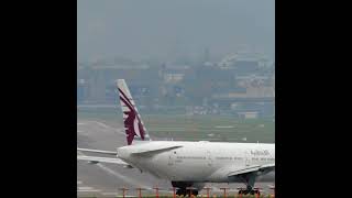 Qatar Airways 777300 shorts [upl. by Nossyla]