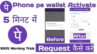 How to activate phone pe wallet Hindi [upl. by Nosa]