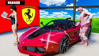 Stealing Every Ferrari from the Dealership in GTA 5 [upl. by Nomahs]