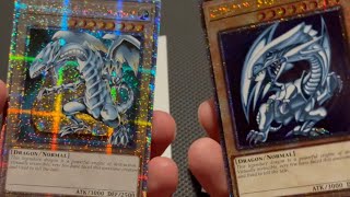 BlueEyes White Dragon Quarter Century Secret Rare LC01EN004 vs MP24EN001 [upl. by Yl]