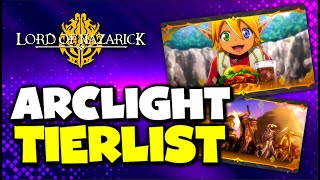 Arclight Tier List  Lord of Nazarick Overlord [upl. by Lambert359]