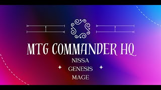 Magic the Gathering  Nissa Genesis Mage deck opening [upl. by Linn]