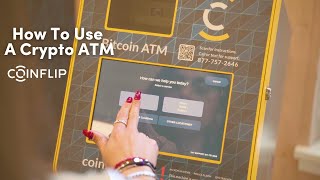 CoinFlip  How to buy at a crypto ATM [upl. by Liarret662]