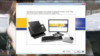 Kodak i11xxWN  Configuring the PC to connect to the scanner [upl. by Yatnahs773]