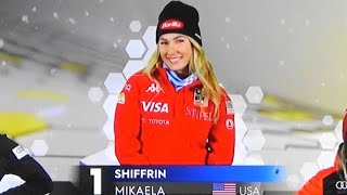 Mikaela Shiffrin  WINNER 98  Slalom  Levi  RUN 2  2024 [upl. by Frederica478]