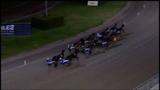 Breeders Crown Semifinal 3yo CampG 2024  August Zonett amp Daniel Wäjersten 1131 2140m [upl. by Narbig371]