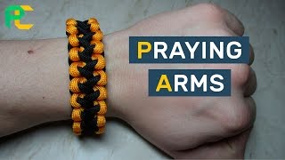 Praying Arms Paracord Bracelet without buckle [upl. by Ozan79]