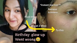 Birthday 🎂 Glow up WENT WRONG birthdayglowup youtubeindia youtubechannel emotional fyp [upl. by Anifad]