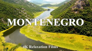 Montenegro  4K Drone Relaxation Film with Calming Music [upl. by Prasad725]