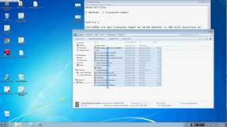 Datenaustausch zwischen 2 Rechnern Betriebssystem Windows 7 [upl. by Soracco]