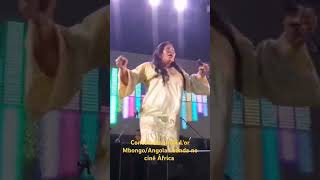 Concerto da Irmã Lor Mbongo no Cine África Angola Luanda [upl. by Epuladaugairam]