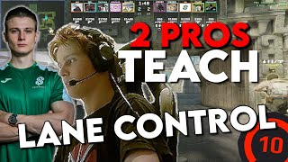 2 PROS Teach Student How to Play Ancient in CS2 [upl. by Adgam399]