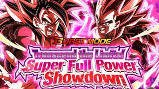 BURST MODE Transcend the Limits Super Full Power Showdown 6040 Points  DBZ Dokkan Battle [upl. by Cloris583]