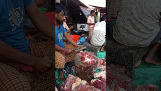 Delicious meat cutting BD market shorts delicious meatcutting bdmarket colourful beef foodie [upl. by Attenej]