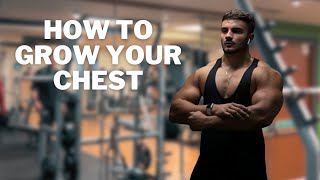 CHEST DAY  HOW TO GET BIGGER PECS [upl. by Neeven664]