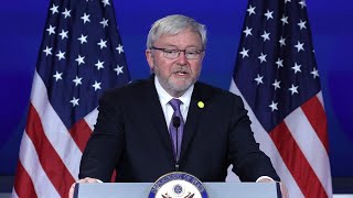 ‘He will not forget’ Kevin Rudd’s past Trump remarks may cause ‘some problems’ [upl. by Stelle]