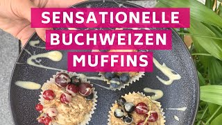 Buchweizen MUFFINS Rezept aus der TCM  gesund einfach amp lecker [upl. by Kerrill]