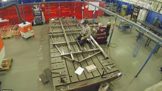 Sunseeker 131 Tender Lift Manufacture Time lapse [upl. by Hollie]