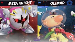 Dabuz Olimar vs Tyrant MetaknightCloud  Sky Smash Ultimate Invitational Tournament [upl. by Aivatnwahs296]