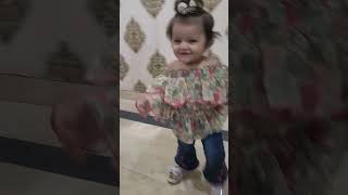 Raizal Zehra youtube cutebaby beautiful walk [upl. by Earehc]