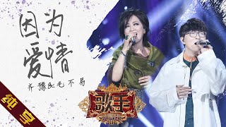 【纯享版】齐豫amp毛不易《因为爱情》《歌手2019》第13期 Singer 2019 EP13【湖南卫视官方HD】 [upl. by Ordnassela769]