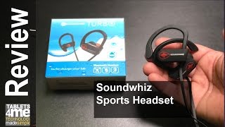 SoundWhiz Waterproof Wireless Sports Earbuds with Noise Cancelling Mic with 15 off [upl. by Etterraj812]