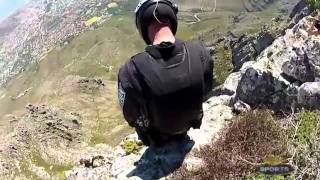 Sht Guy With Wingsuit Crashes Into Mountains [upl. by Anahsohs]