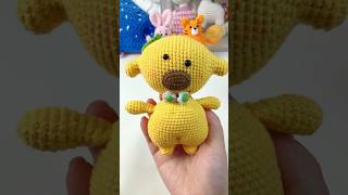 Crochet Cute Lemon Dog🍋🐶 Easy to Follow Crochet Pattern  Beginner Friendly✨ [upl. by Marcus]