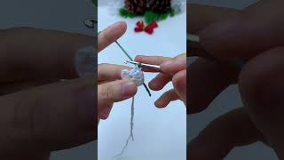 How to crochet Granny Square Christmas tree and Christmas wreath drawstring pouch crochetanywhere [upl. by Enilehcim]