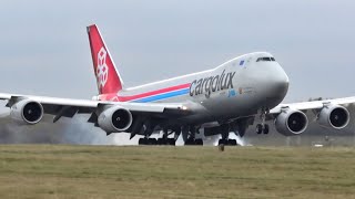 30 MINUTES of Plane Spotting at LONDON STANSTED AIRPORT STNEGSS [upl. by Quickel579]