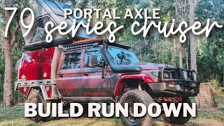 CROMIE build run down  Portal Axle 79 Series Landcruiser [upl. by Hgielsel]